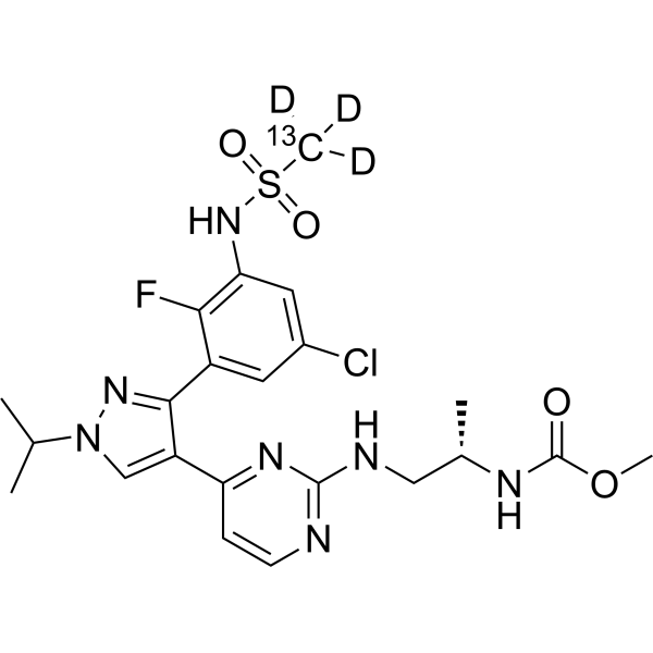 Encorafenib-13C,d3 (LGX818-13C,d3)